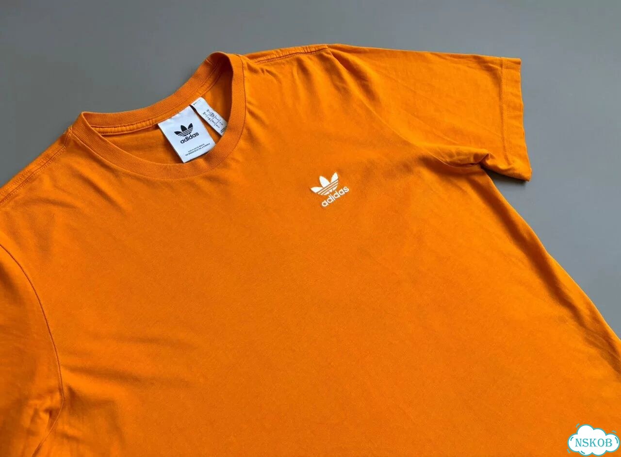 Футболка оранжевая Adidas фото 2
