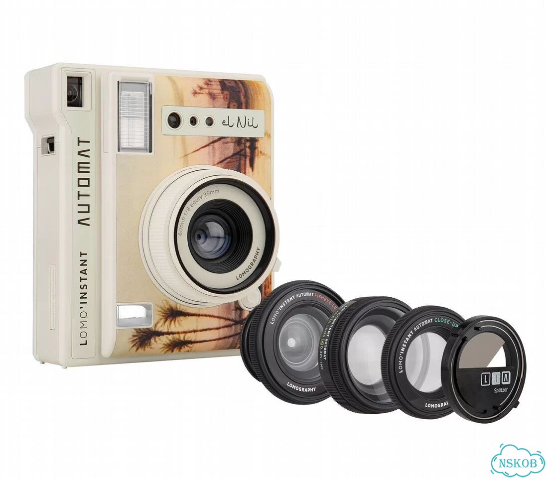 Фотоаппарат моментальной печати Lomography lomo'Instant Automat El Nil + 3 объектива фото 1