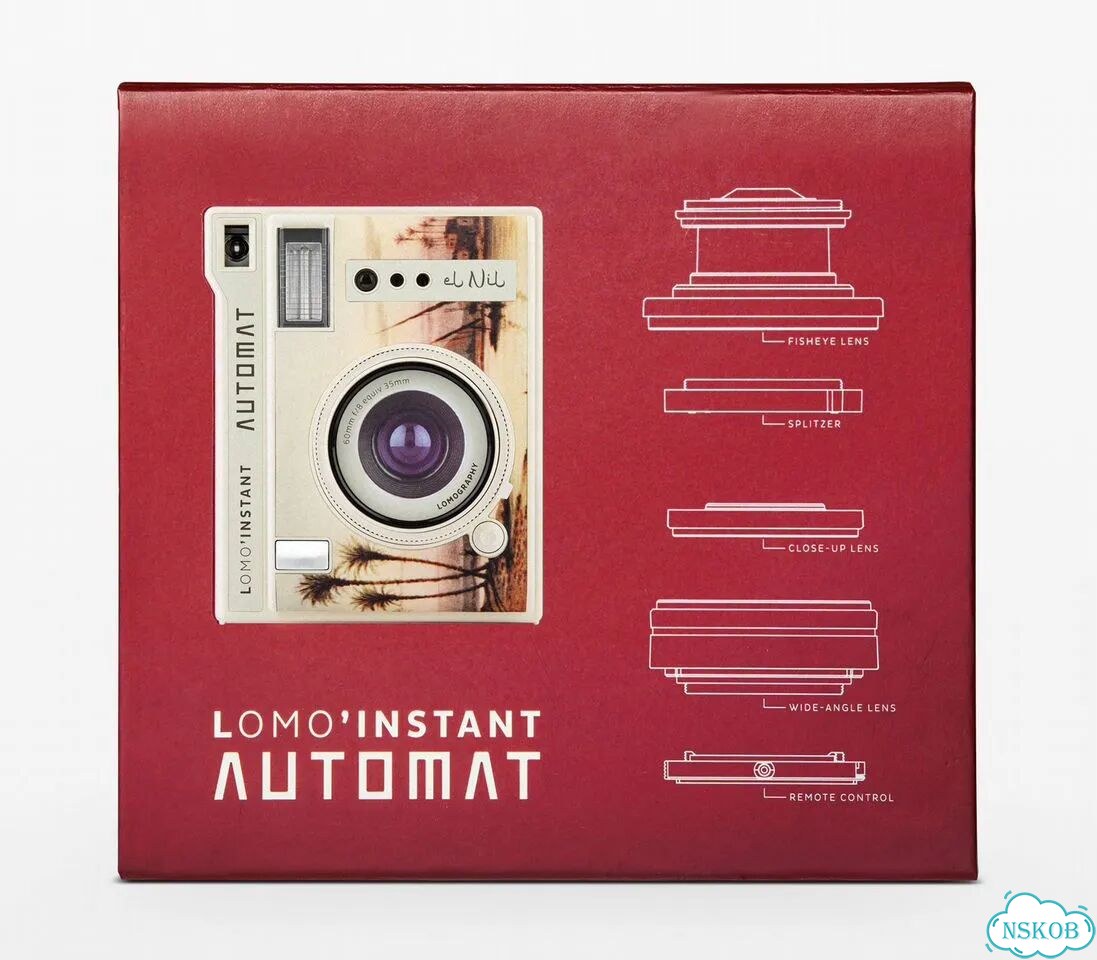 Фотоаппарат моментальной печати Lomography lomo'Instant Automat El Nil + 3 объектива фото 4