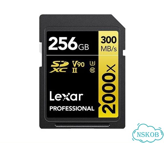 Карта памяти Lexar sdxc 256GB Professional 2000x фото 1