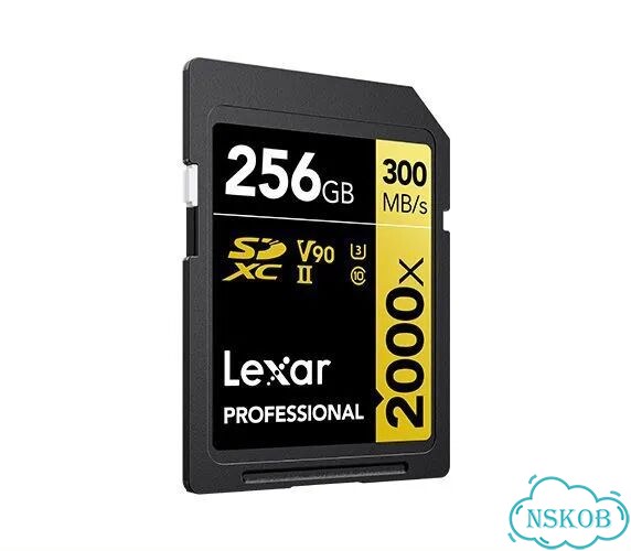 Карта памяти Lexar sdxc 256GB Professional 2000x фото 2