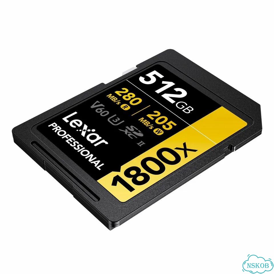 Карта памяти Lexar sdxc 512GB Professional 1800x UHS-II U3 V60 (280/205 MB/s) фото 4