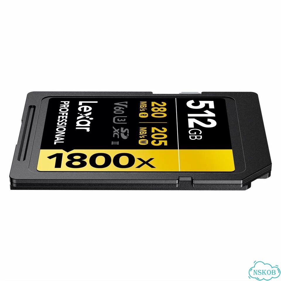 Карта памяти Lexar sdxc 512GB Professional 1800x UHS-II U3 V60 (280/205 MB/s) фото 5