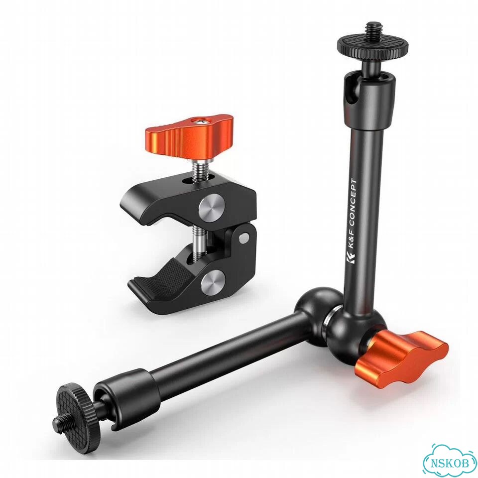 Кронштейн K&F Concept MS32 Magic Arm + зажим Simple Clamp фото 1