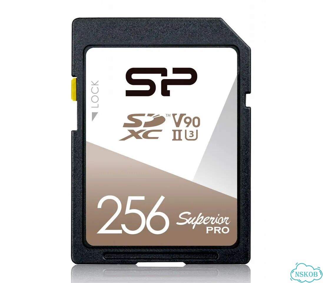 Карта памяти Silicon Power sdxc 256GB Superior Pro UHS-II V90 260/290Mb/s фото 1