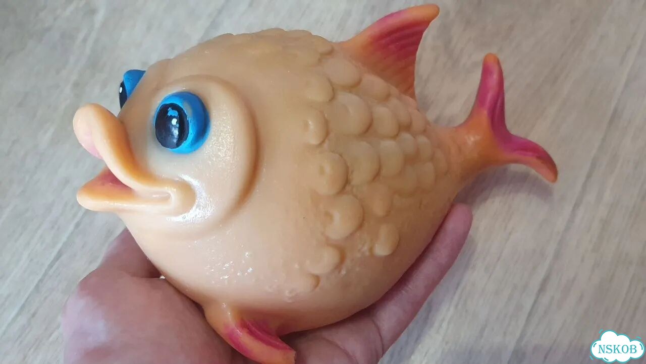 Резиновая игрушка рыбка СССР фото 2