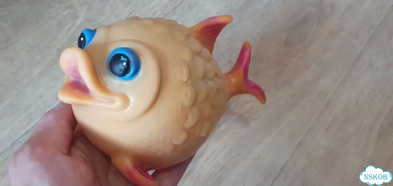 Резиновая игрушка рыбка СССР фото 4