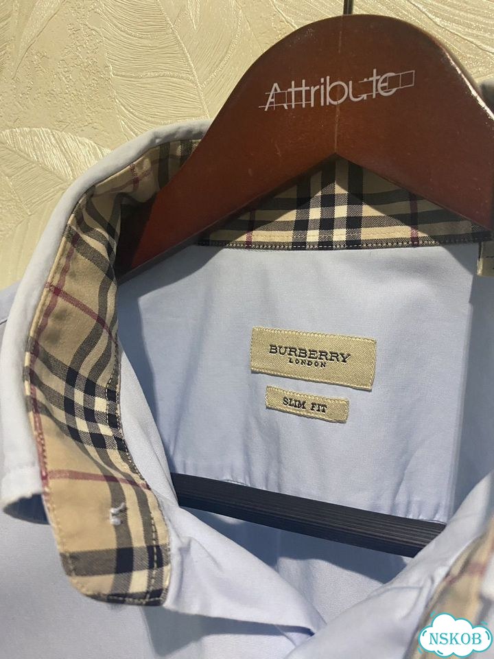 Рубашка Burberry Slim Fit Оригинал фото 4