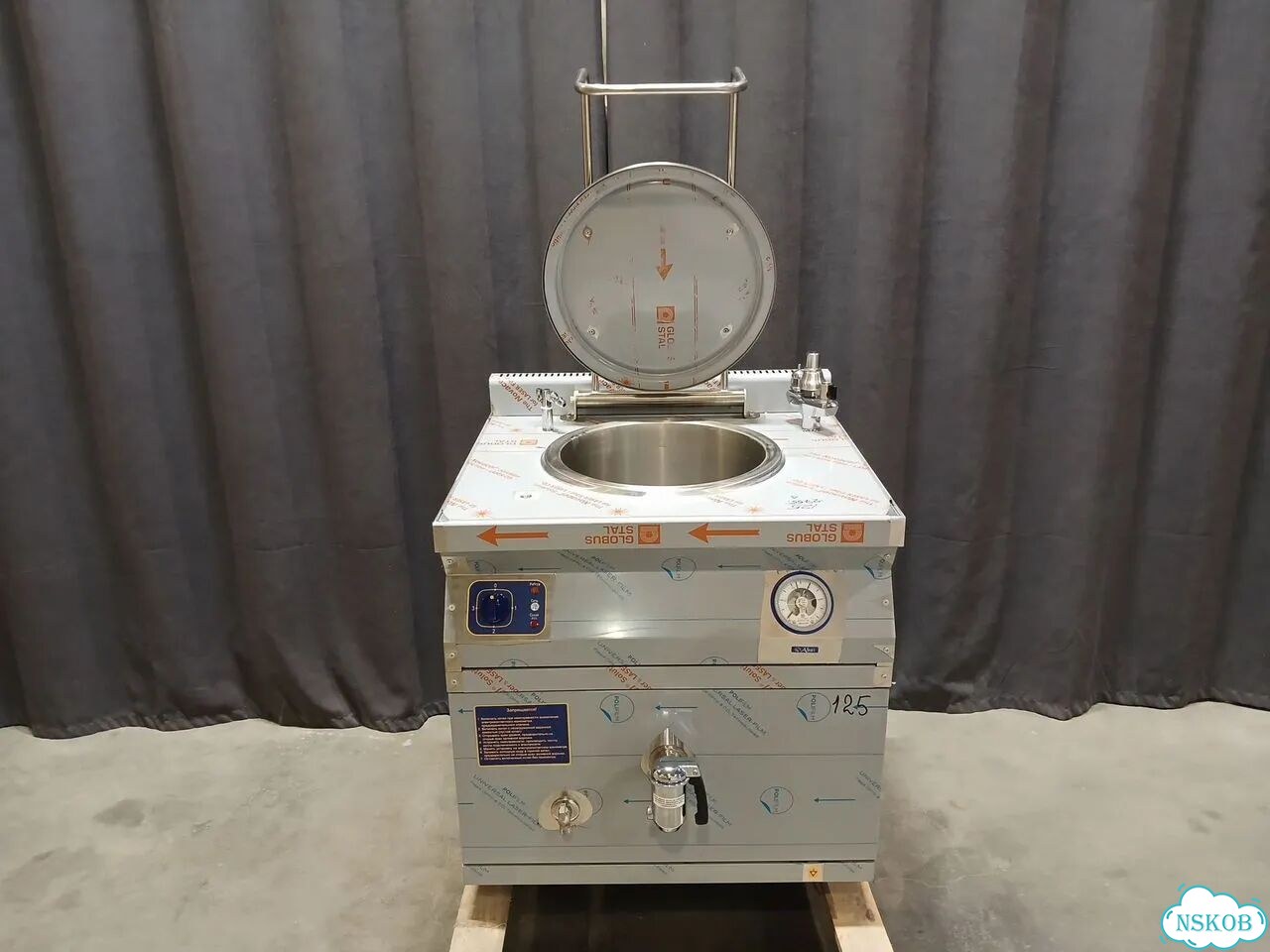 Котел пищеварочный Abat кпэм-60/7-T (новый, 60л) фото 6
