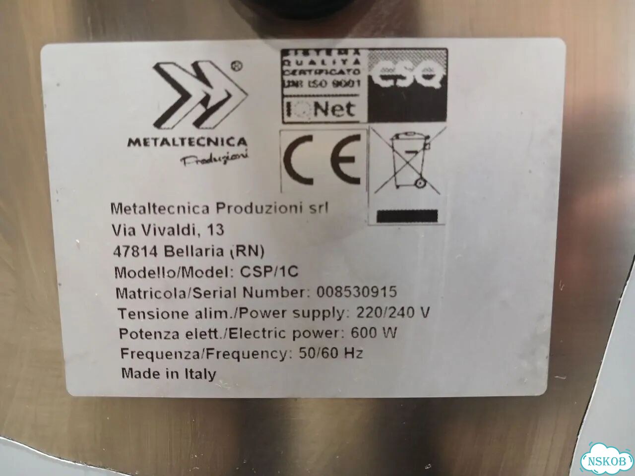 Диспенсер для тарелок Metaltecnica CSP/1C (новый) фото 7
