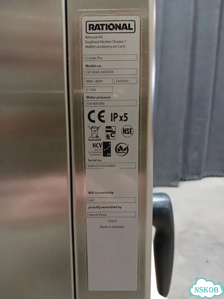 Пароконвектомат Rational iCombi Pro XS 6-2/3 новый фото 10