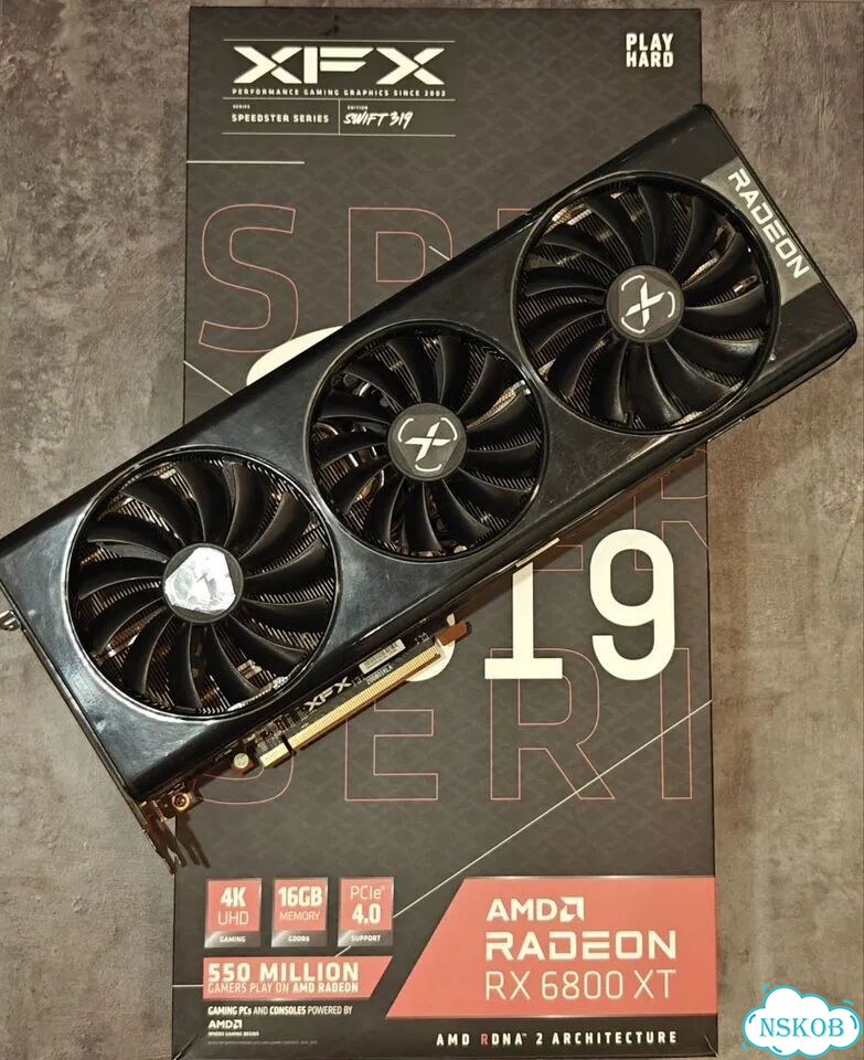 RX 6800XT XFX swft 319 16gb фото 1