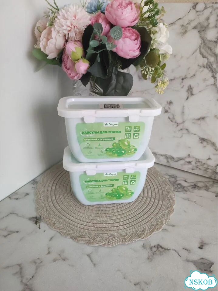 2 новых упаковки капсул для стирки хватит надолго фото 1