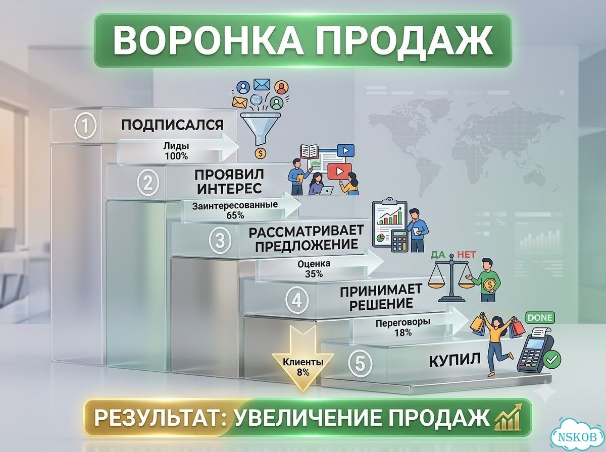 Автоворонка продаж в Telegram-боте фото 1