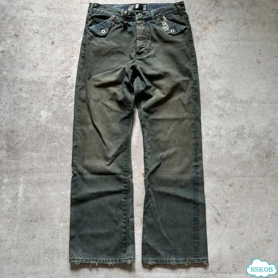 No/Faith Studios Reworked Selvedge Bootcut Denim фото 1
