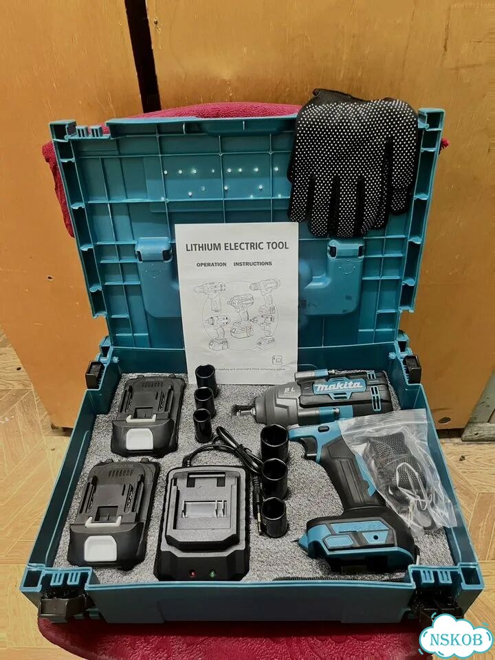 Бесщеточный гайковерт Makita 1200 в кейсе фото 1