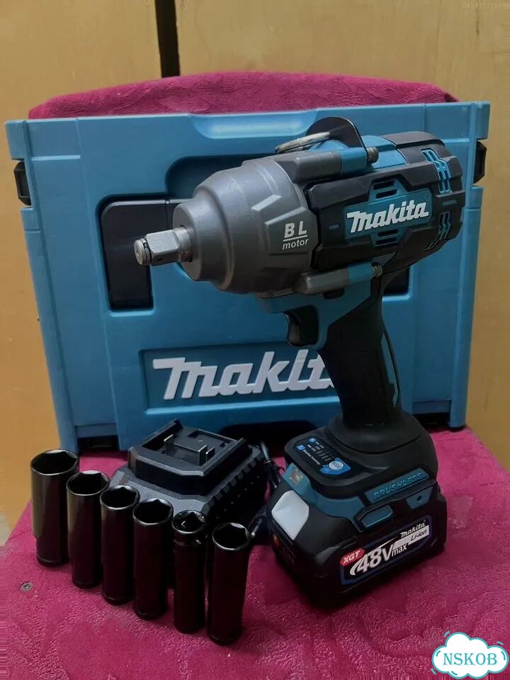 Бесщеточный гайковерт Makita 1200 в кейсе фото 2