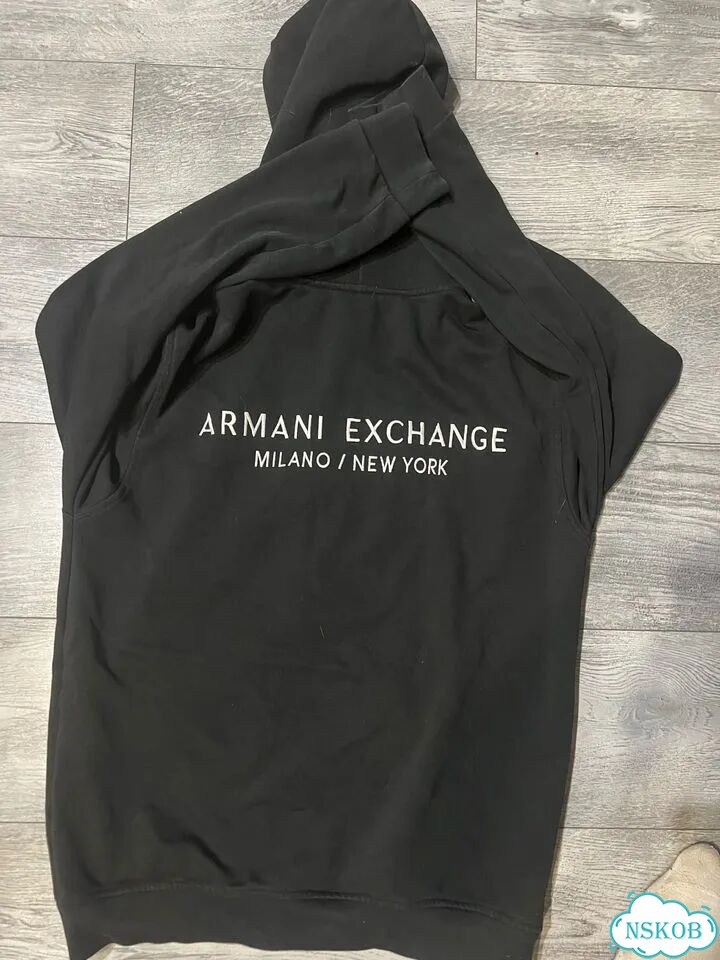 Зип худи Armani exchange черная фото 1