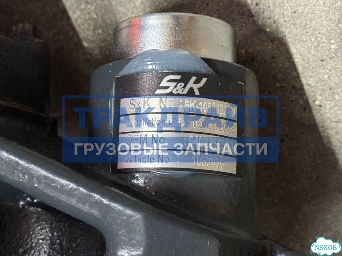 Суппорт в сборе со скобой левый Wabco SAF skrb 9022 фото 5