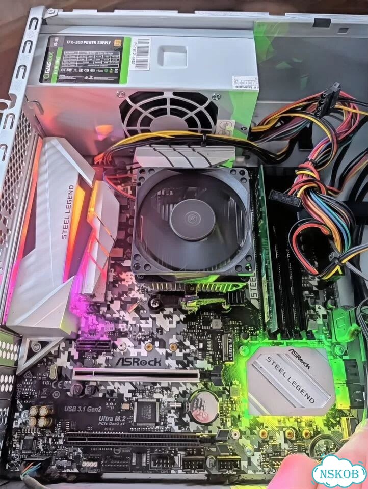 Игровой компьютер Ryzen 3 3200 + b450 steel legend фото 3