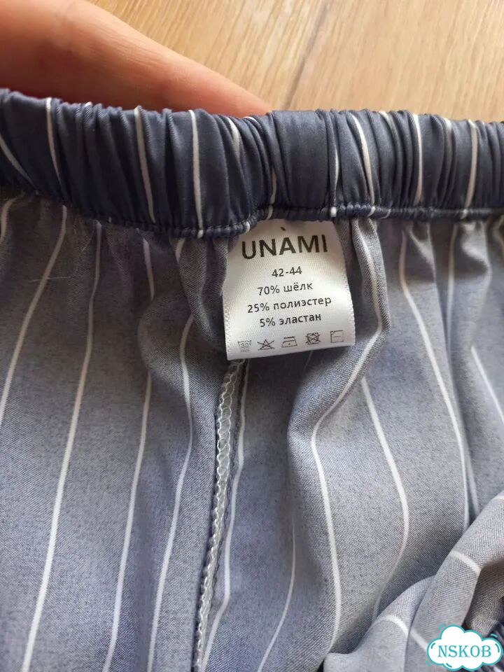 Пижамный костюм unami 42-44 (натуральный шелк) фото 6