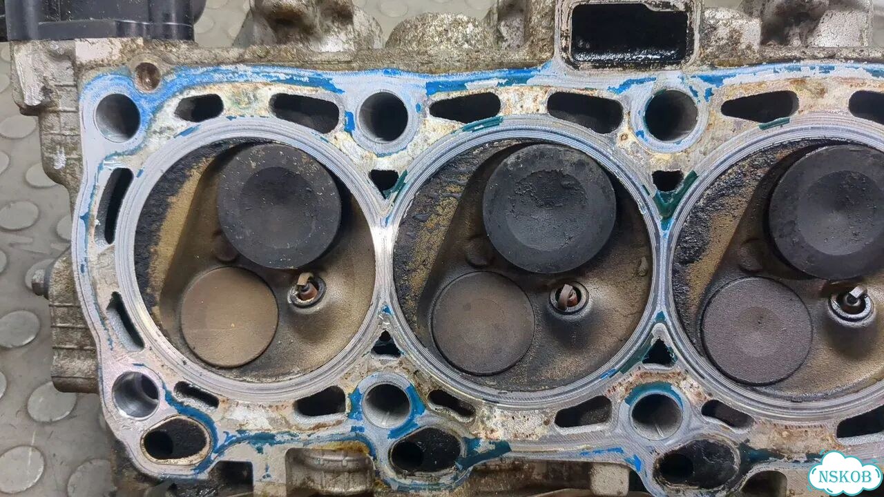 Головка блока (ГБЦ) Mercedes A W169 M266.920 фото 8