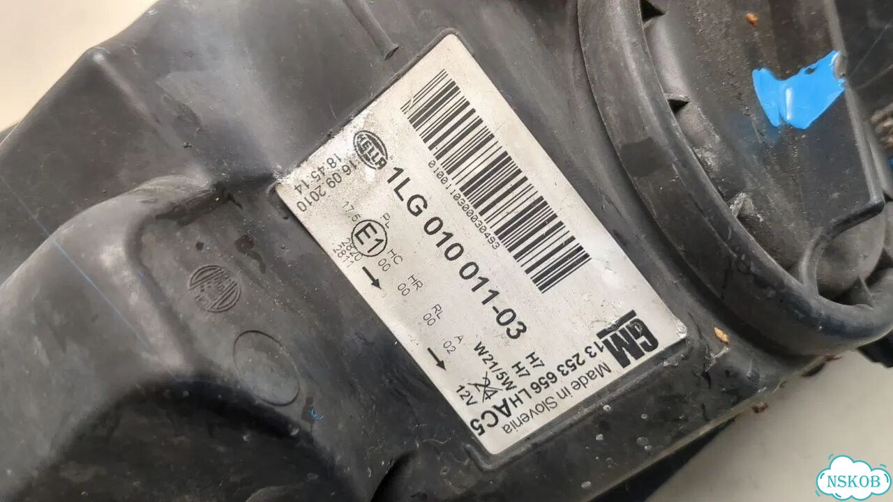 Фара (передняя) левая Opel Astra J фото 6