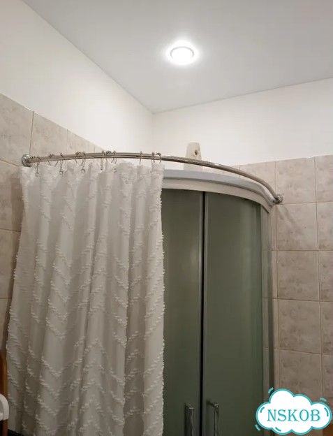 Полукруглый карниз для душа и для поддона фото 4