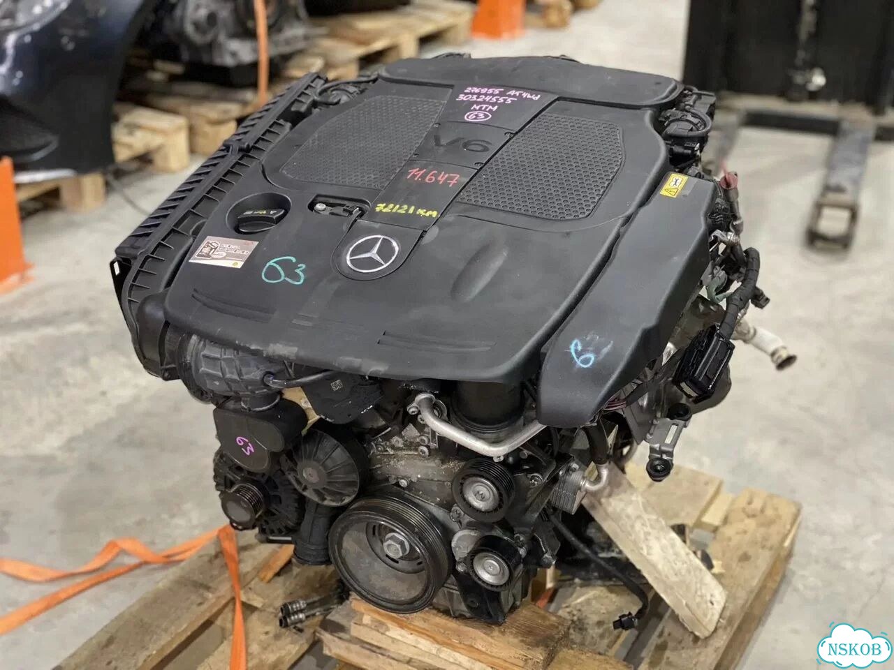 Двигатель Mercedes ML350 3.5 V6 M276 (276.955) фото 1