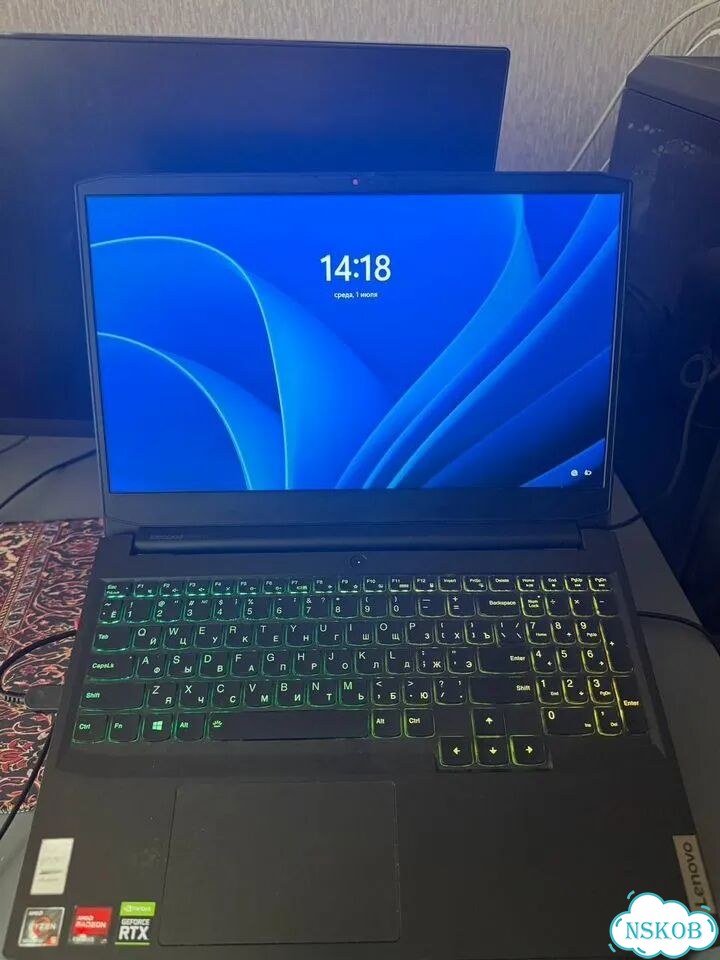 Игровой ноутбук lenovo idealpad gaming RTX3060 фото 1