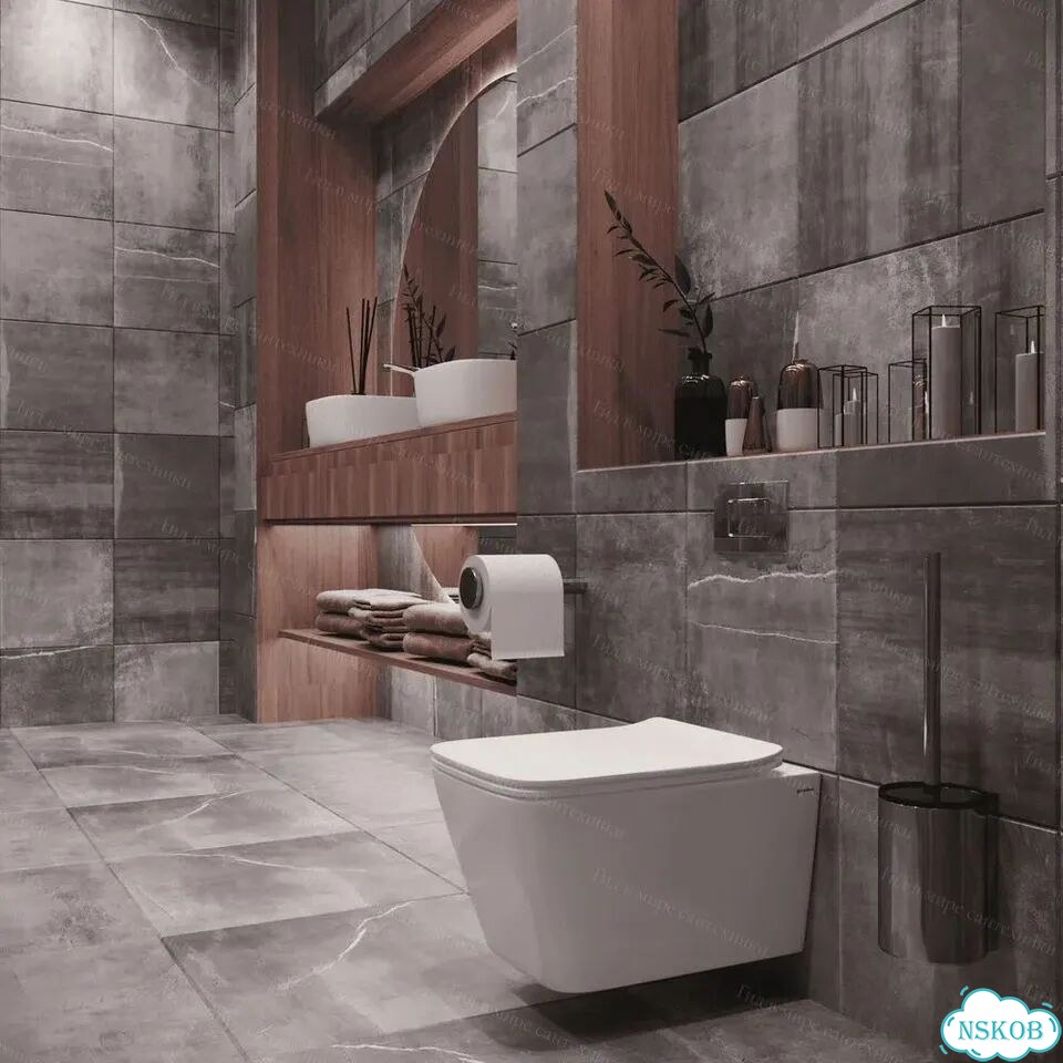 Инсталляция Grohe оружейная сталь и унитаз фото 5