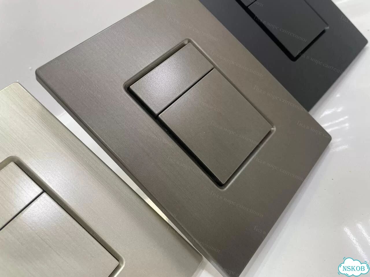 Инсталляция Grohe оружейная сталь и унитаз фото 9