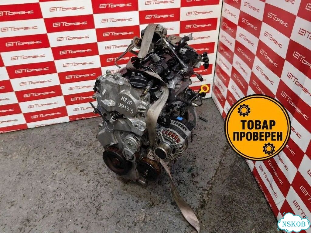 Продажа двигателя MR20DE для кашкая nissan KG11, проверено фото 2