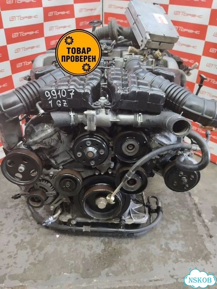 Двигатель toyota 1GZ FNE, в сборе фото 2