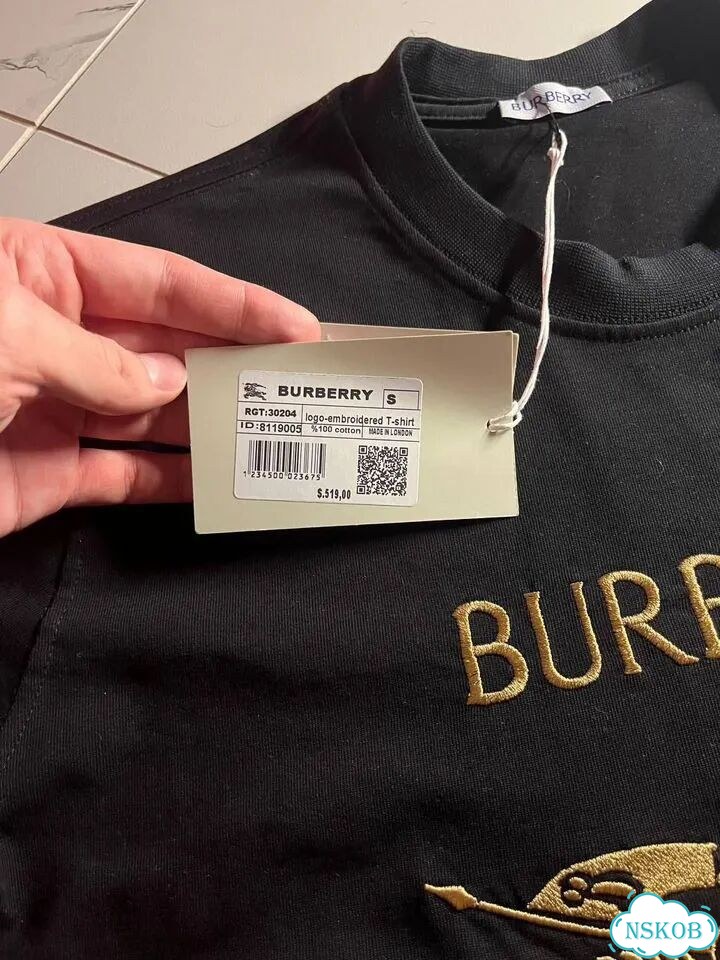 Футболка Burberry с вышивкой фото 2