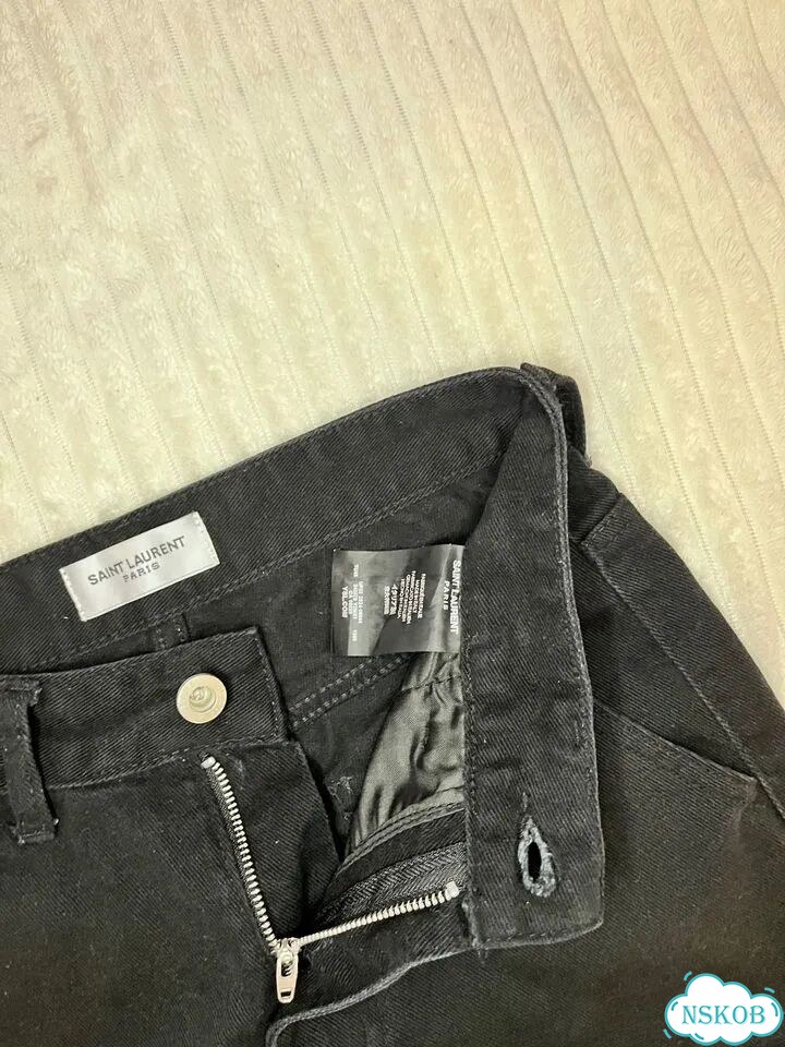 Джинсы клеш Saint Laurent фото 3