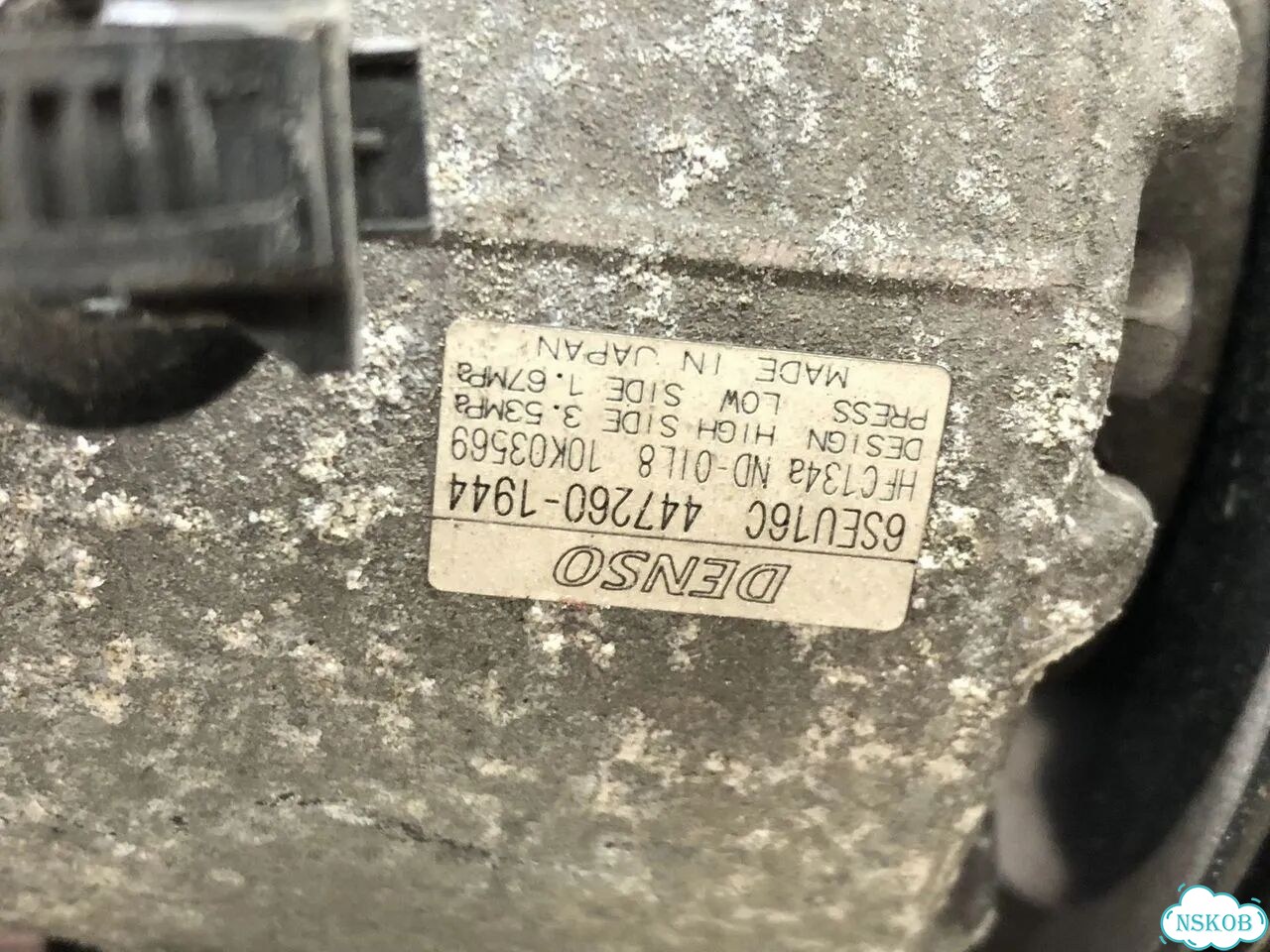 Компрессор кондиционера toyota voxy ZRR75G 3zrfe фото 3