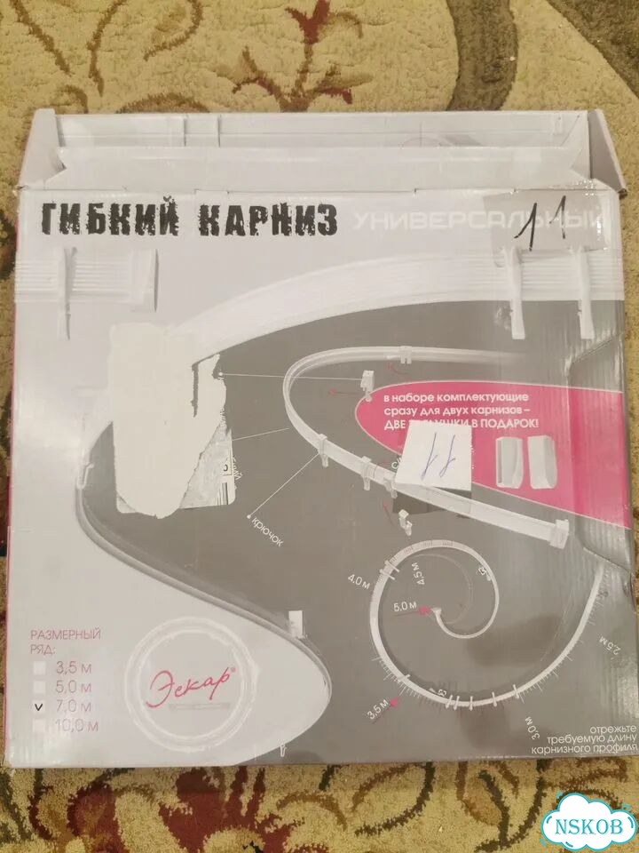 Гибкий карниз для штор фото 1