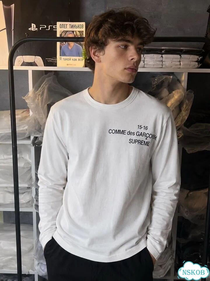 Supreme Comme des Garcons лонгслив фото 1