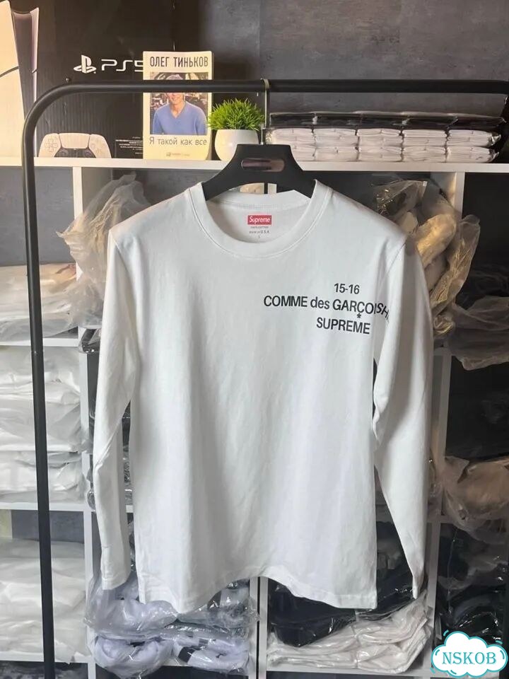 Supreme Comme des Garcons лонгслив фото 2