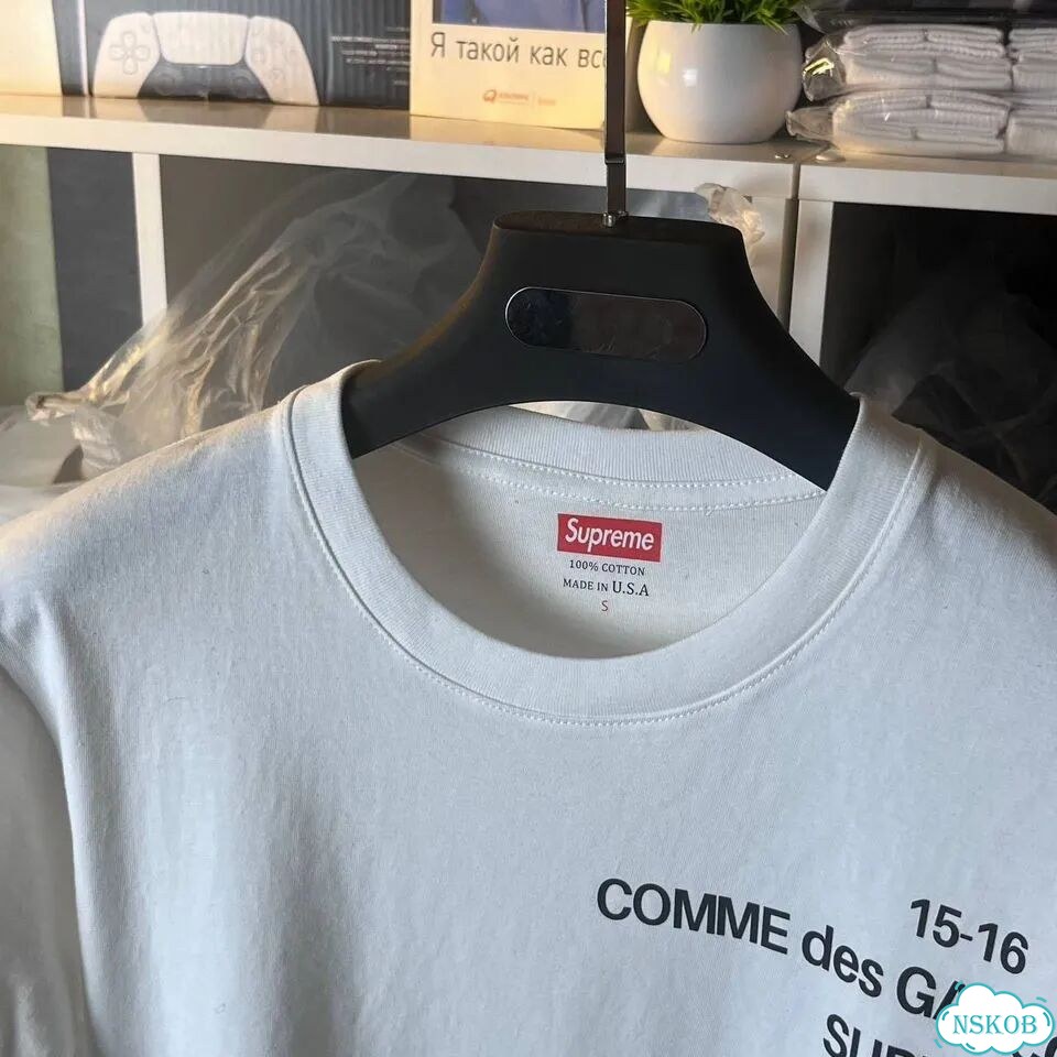 Supreme Comme des Garcons лонгслив фото 5