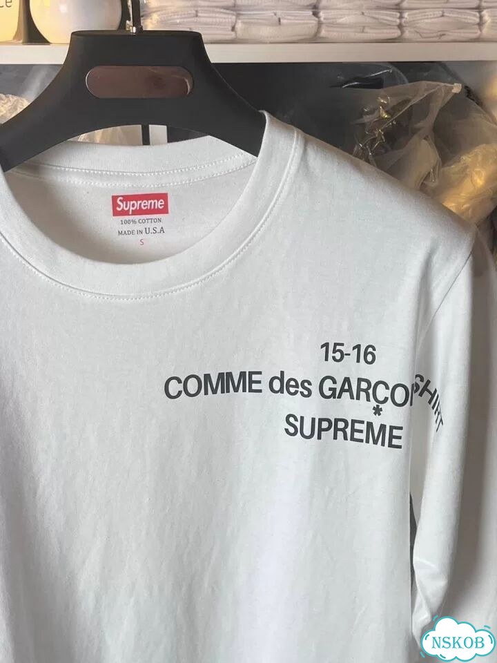 Supreme Comme des Garcons лонгслив фото 6