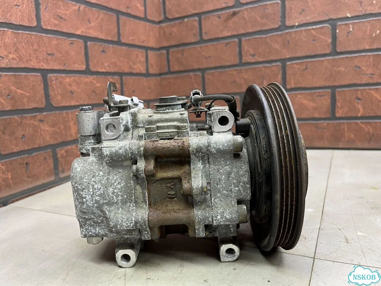 Компрессор кондиционера toyota corolla spacio AE115N 7AFE фото 4