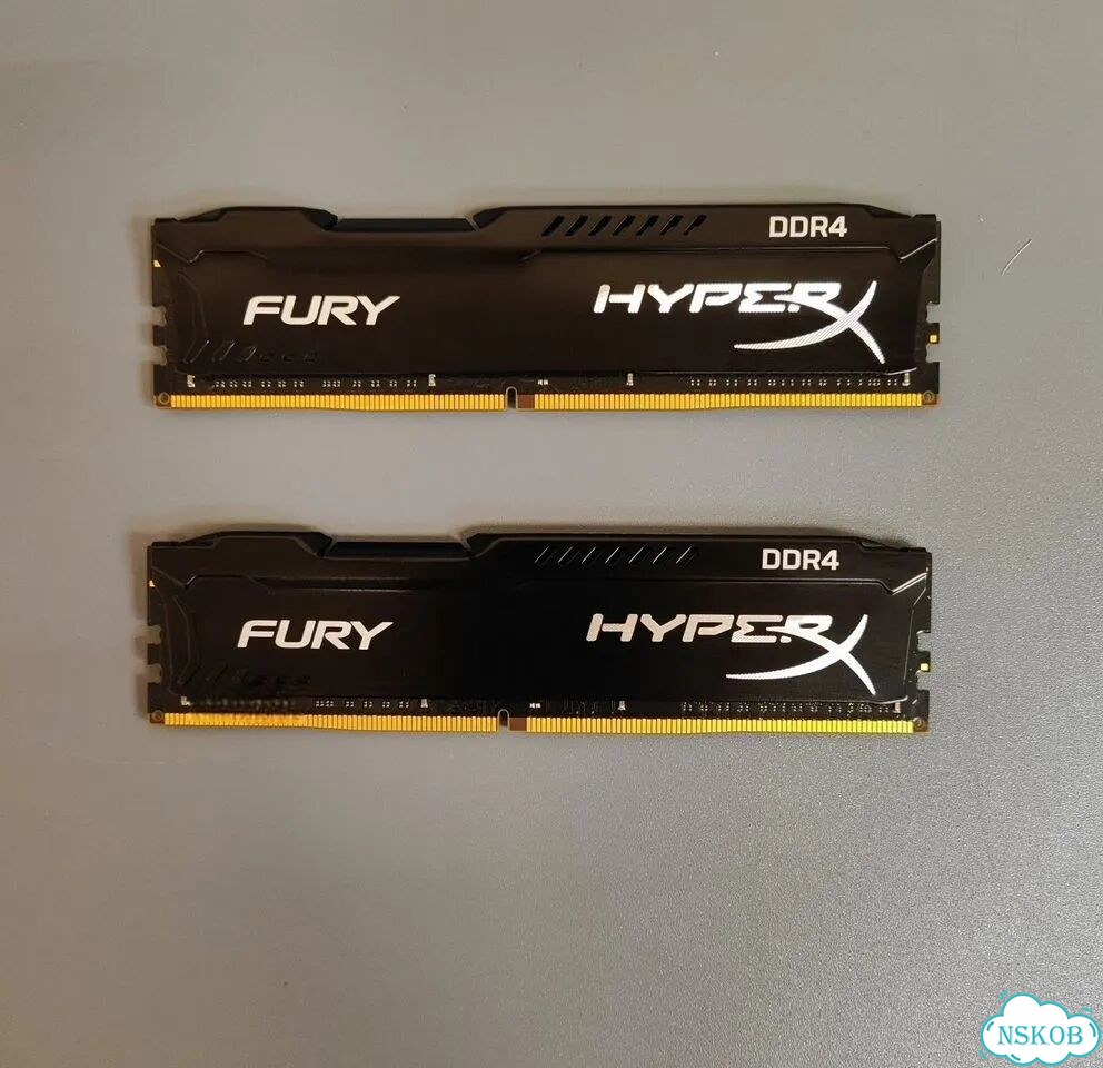 Озу Kingston Fury DDR4 32GB (2x16GB) 2666MHz фото 1