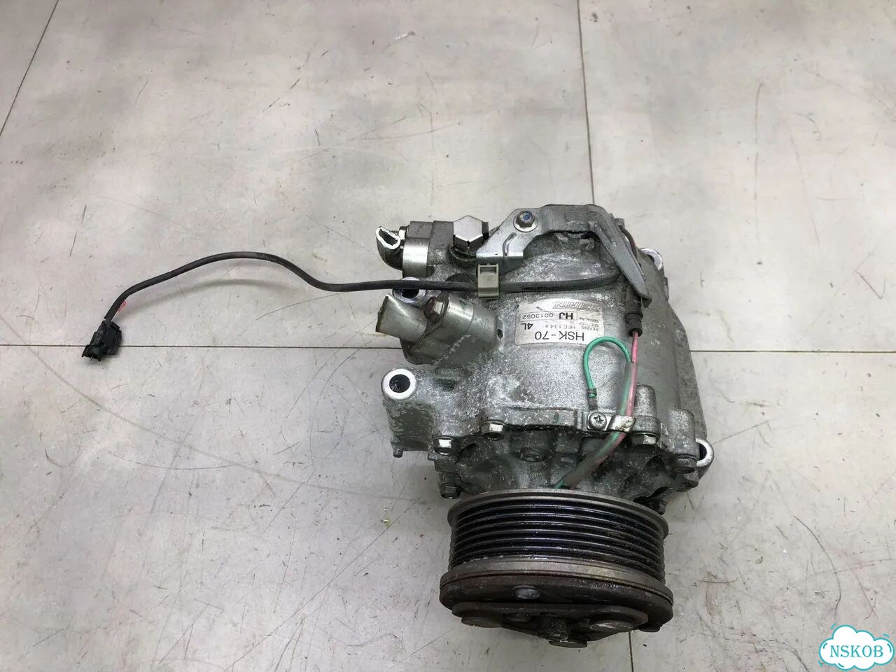 Компрессор кондиционера honda stream RN6 R18A фото 4