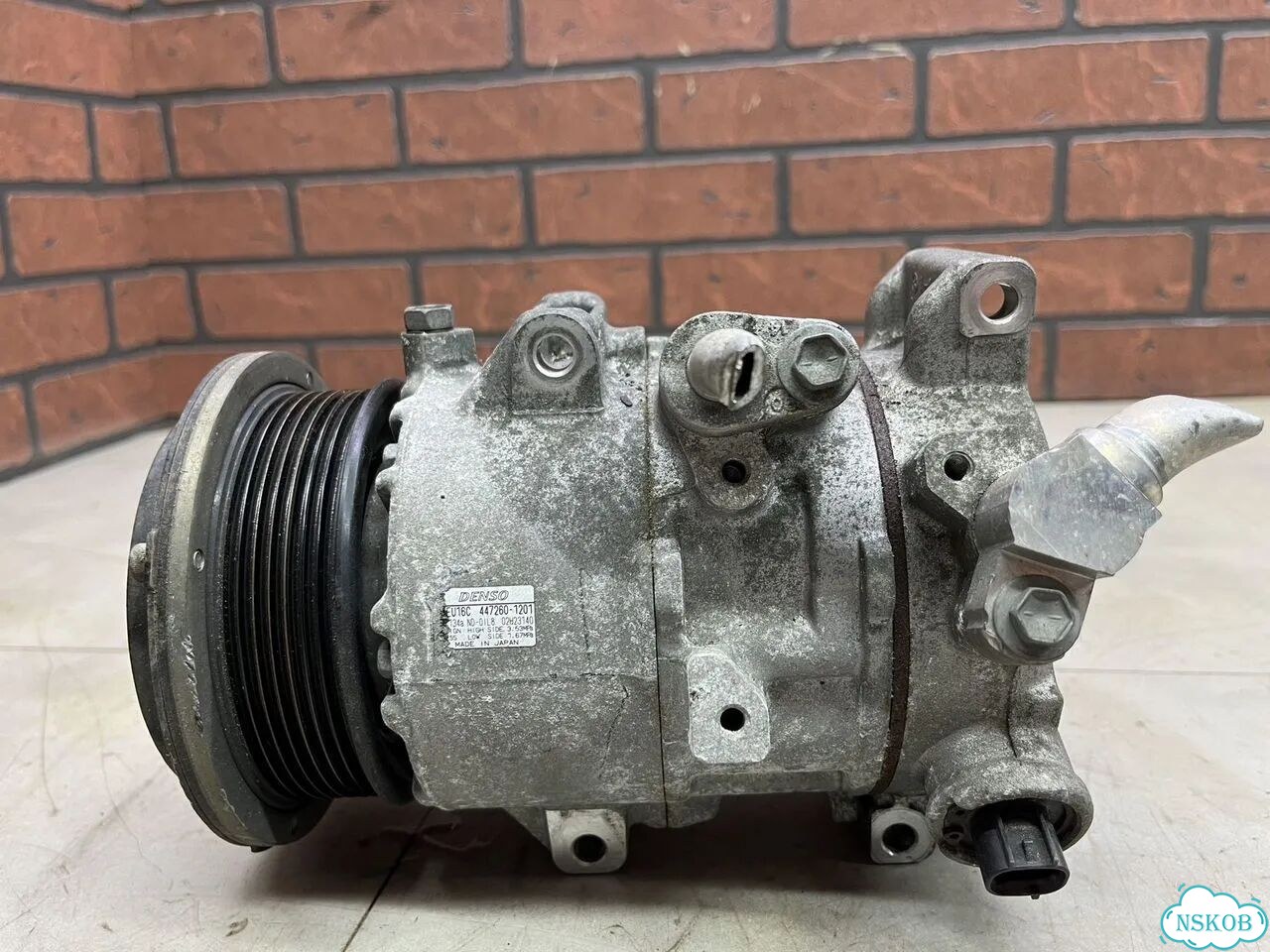 Компрессор кондиционера toyota camry ACV40 2azfe фото 3