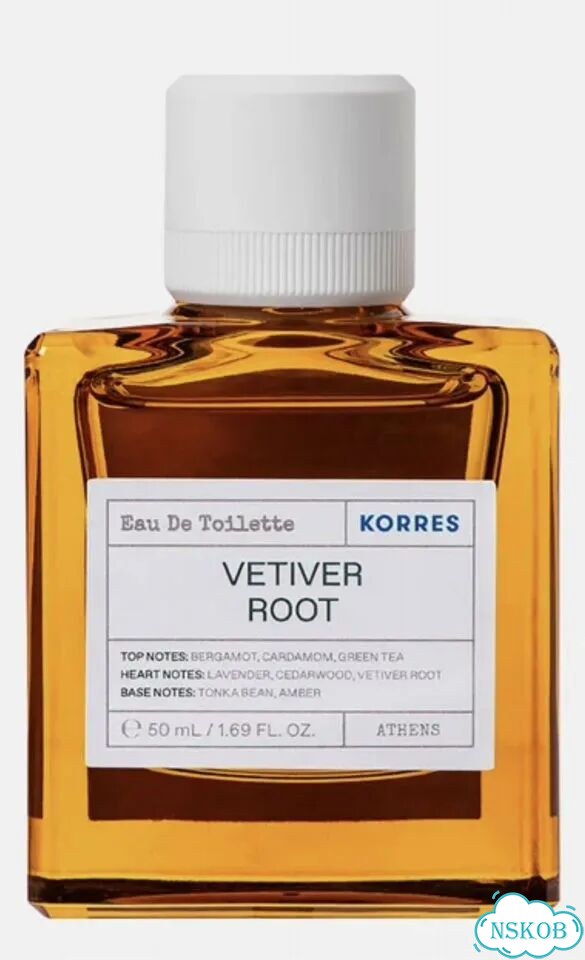Korres vetiver eau de toilette 50ml фото 1