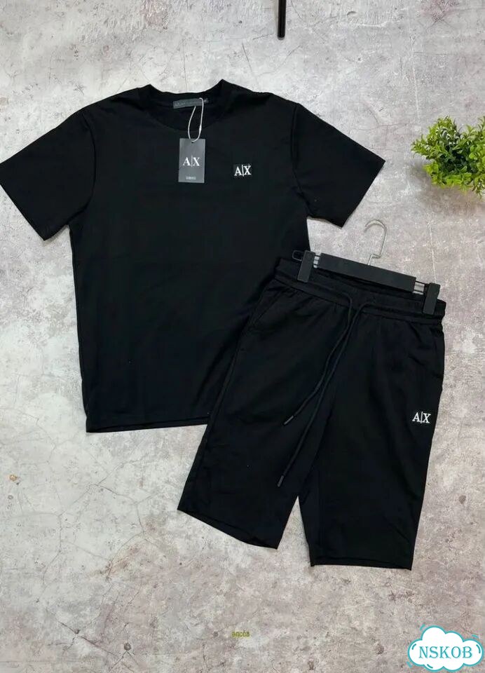 Костюм шорты с футболкой Armani фото 1