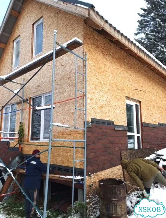 Фасадные работы Ремонт фасада монтаж сайдинга фото 3
