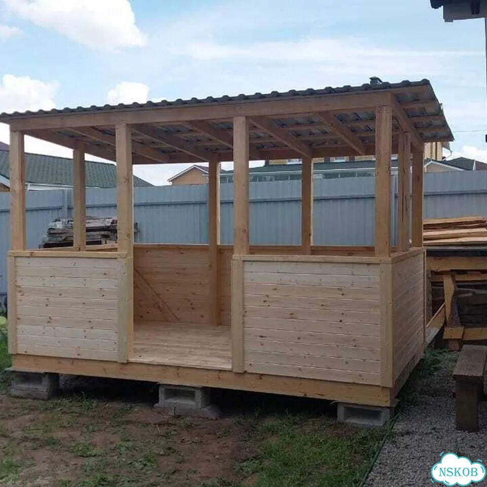 Строительство пристроек веранд террас беседок фото 9